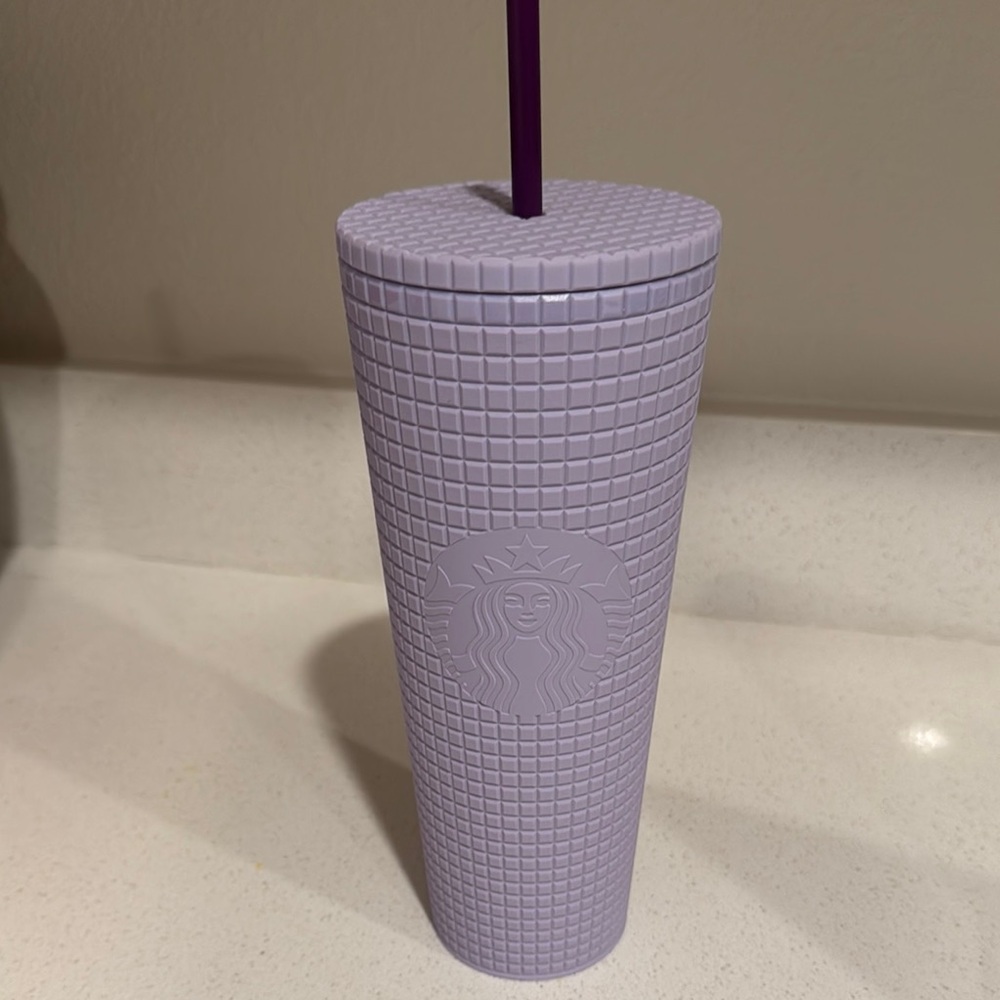 Starbucks Purple Textured Tumbler